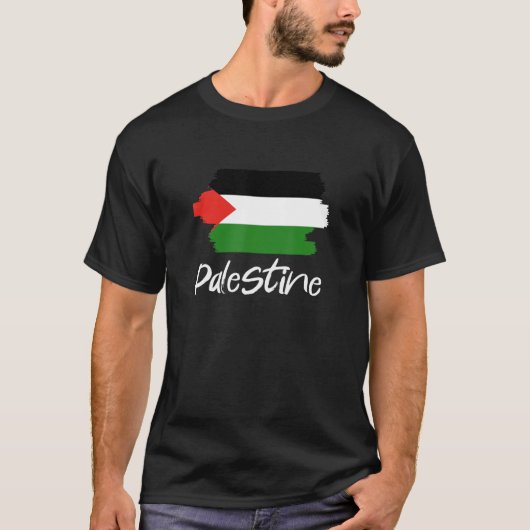 パレスチナ国旗パレスチナ1 Tシャツ (正面)