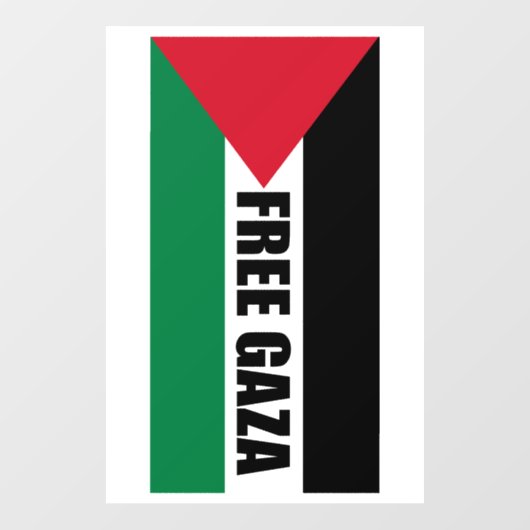 パレスチナ国旗救、ガジアジ、無料ガザ ウィンドウサイン (シート)