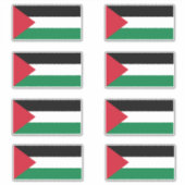 パレスチナ国旗(ستيكرات علم فلسطين‎) シール (正面)