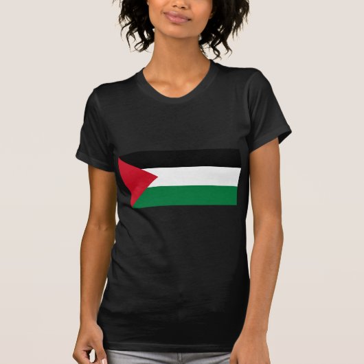 パレスチナ国旗(علم فلسطين‎) Tシャツ (正面)