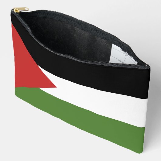 パレスチナ国旗 アクセサリーポーチ (見開き)