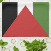 パレスチナ国旗 キッチンタオル (折り畳み)