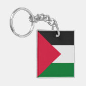 パレスチナ国旗 キーホルダー (正面左)