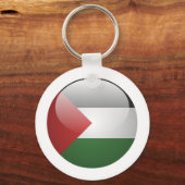 パレスチナ国旗 キーホルダー (正面)