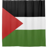 パレスチナ国旗 シャワーカーテン (正面)