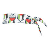 パレスチナ国旗 タイヘッドバンド (回転90)