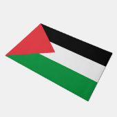 パレスチナ国旗 ドアマット (アングル)
