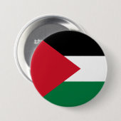 パレスチナ国旗（パレスチナ） 缶バッジ (正面&裏面)