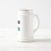 パレスチナ国旗 ビールジョッキ (正面右)