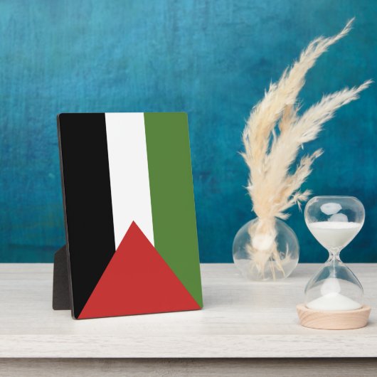 パレスチナ国旗 フォトプラーク (側面)