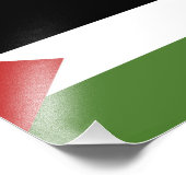 パレスチナ国旗 フォトプリント            (角)
