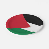 パレスチナ国旗 ペーパープレート (アングル)
