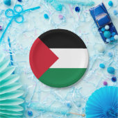 パレスチナ国旗 ペーパープレート (パーティー)