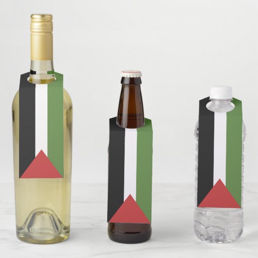 パレスチナ国旗 ボトルネックタグ (インサイチュ)