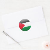パレスチナ国旗 ラウンドシール (封筒)