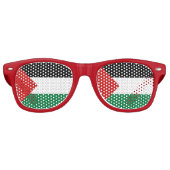 パレスチナ国旗 レトロサングラス (正面)