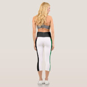 パレスチナ国旗（平和）ヨガパンツ カプリレギンス (裏面)