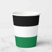 パレスチナ国旗 紙コップ (裏面)