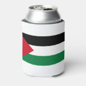 パレスチナ国旗 缶クーラー (缶裏面)