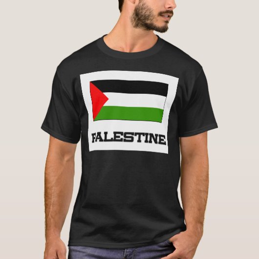 パレスチナ国旗 Tシャツ (正面)