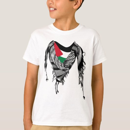 パレスチナ国旗 Tシャツ (正面)