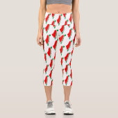 パレスチナ地図スイカの自由の象徴 カプリレギンス (正面)