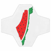 パレスチナ地図スイカの自由の象徴 サッカーボール (フラット)