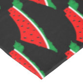 パレスチナ地図スイカの自由の象徴 テーブルクロス (アングル)