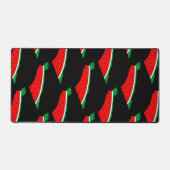 パレスチナ地図スイカの自由の象徴 デスクマット (正面)