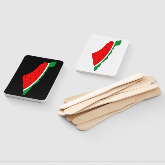 パレスチナ地図スイカの自由の象徴 ハンドファン (組立なし)