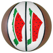 パレスチナ地図スイカの自由の象徴 バスケットボール (縦)