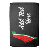 パレスチナ地図スイカの自由の象徴 バスマット (正面縦)