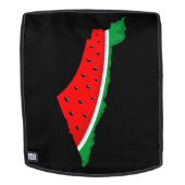 パレスチナ地図スイカの自由の象徴 バックパック (取り外し可フェース)