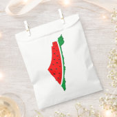 パレスチナ地図スイカの自由の象徴 フェイバーバッグ (クリップ留めされた状態)