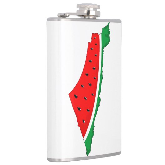 パレスチナ地図スイカの自由の象徴 フラスク (右)