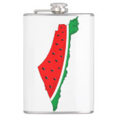 パレスチナ地図スイカの自由の象徴 フラスク (正面)