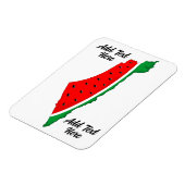 パレスチナ地図スイカの自由の象徴 マグネット (左側)