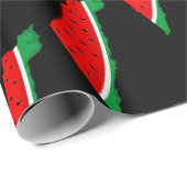 パレスチナ地図スイカの自由の象徴 ラッピングペーパー (ロールコーナー)