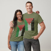パレスチナ地図Tシャツ - 停戦Tシャツ Tシャツ (ユニセックス)