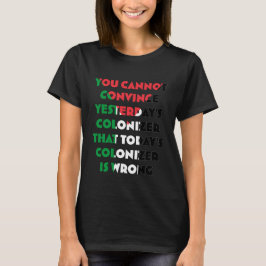 パレスチナ女性用Tシャツ - ガザ虐殺を止めろ Tシャツ