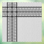 パレスチナ抵抗パターンのケフィエ記号 ウィンドウサイン (シート3)