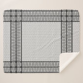 パレスチナ抵抗パターンのケフィエ記号 シェルパブランケット (正面(横))