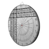 パレスチナ抵抗パターンのケフィエ記号 ダーツボード (正面右)