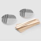 パレスチナ抵抗パターンのケフィエ記号 ハンドファン (組立なし)