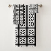 パレスチナ抵抗パターンのケフィエ記号 バスタオルセット (インサイチュ)