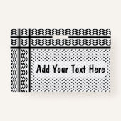 パレスチナ抵抗パターンのケフィエ記号 バッジ (裏面)