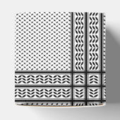 パレスチナ抵抗パターンのケフィエ記号 フェイバーボックス (上部)