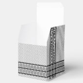 パレスチナ抵抗パターンのケフィエ記号 フェイバーボックス (オープン)