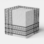 パレスチナ抵抗パターンのケフィエ記号 フェイバーボックス (裏面サイド)