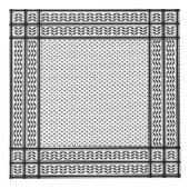 パレスチナ抵抗パターンのケフィエ記号 フォトキューブ (正面)